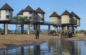 Лодж в Кенийском национальном парке Tsavo East – фотографии Кении