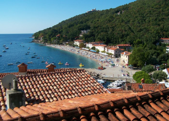 Панорамный вид в Мощеничка-Драга, Хорватия. Фото 1 – фотографии Хорватии