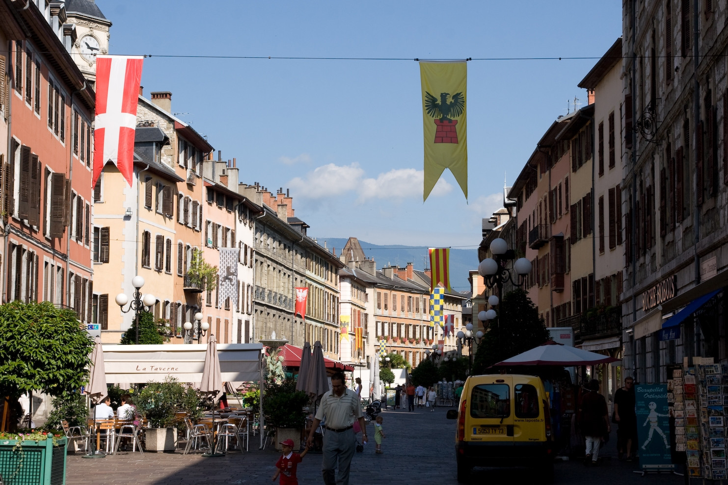 Дома в Шамбери, Франция – фотографии Франции