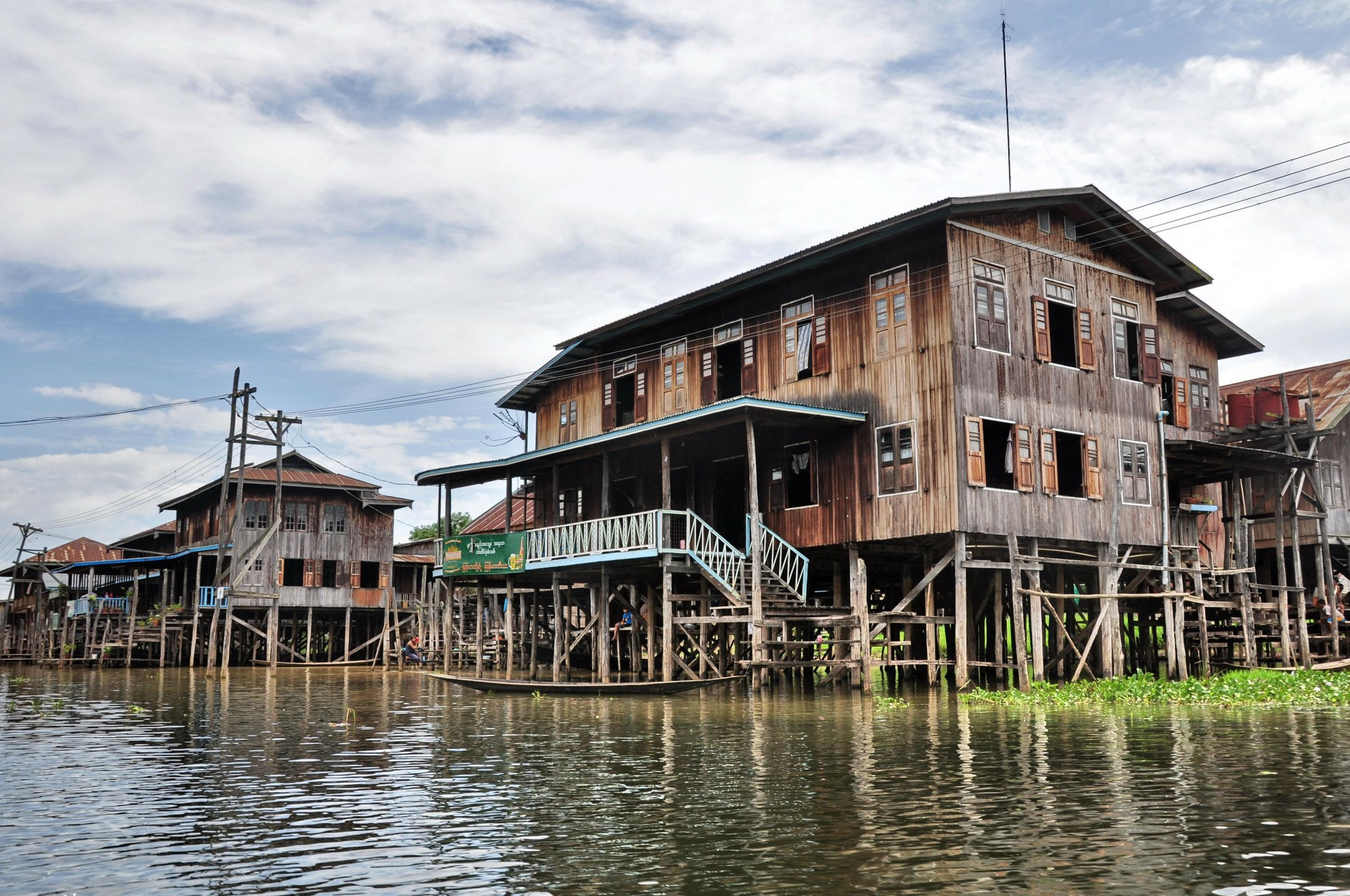 Деревня на воде – фотографии Мьянмы