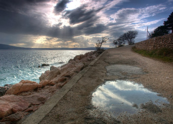 Море в Нови-Винодолски, Хорватия. Фото 7 – фотографии Хорватии