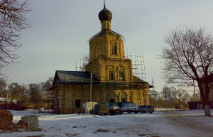 Реставрация церкви в Рыльске, Россия – фотографии России