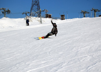 Лыжная трасса в Охта Парк, Россия. Фото 1 – фотографии России