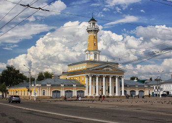 Пожарная каланча в Костроме – фотографии России