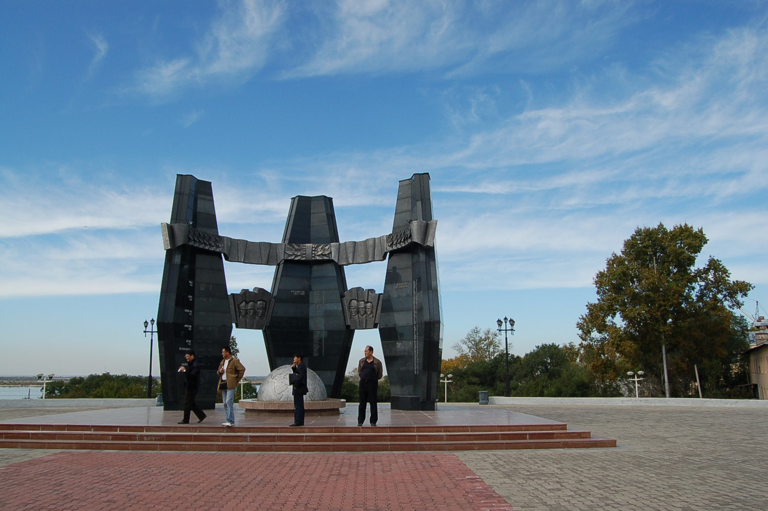 Памятник в Благовещенске, Россия – фотографии России