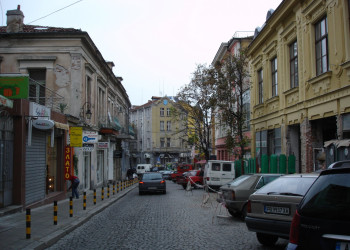 Улица в Пловдиве, Болгария. Фото 11 – фотографии Болгарии