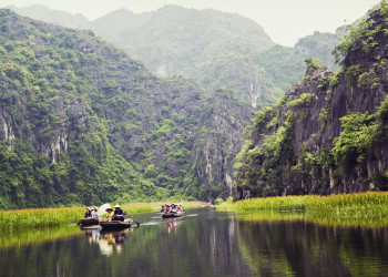 Красоты заповедника Ван-Лонг в провинции Ниньбинь – фотографии Вьетнама