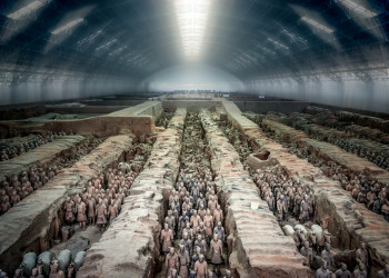 Терракотовая армия рядом с Сиань в Китае – фотографии Китая