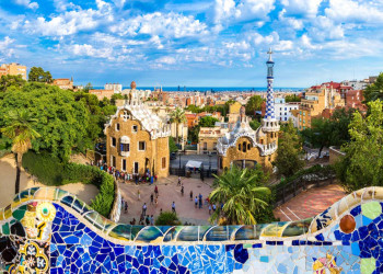 Парк Гуэля в Испании – фотографии Испании