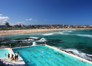 Прозрачная вода, яркое австралийское солнце, океанский бриз в бассейне Bondi Icebergs – фотографии Австралии