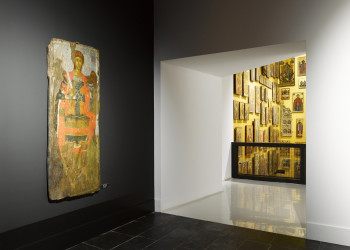 Икона в музее икон. Корча. Албания – фотографии Албании