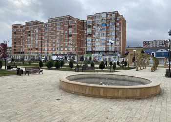 Фонтан в Приморском парке, Дербент – фотографии России