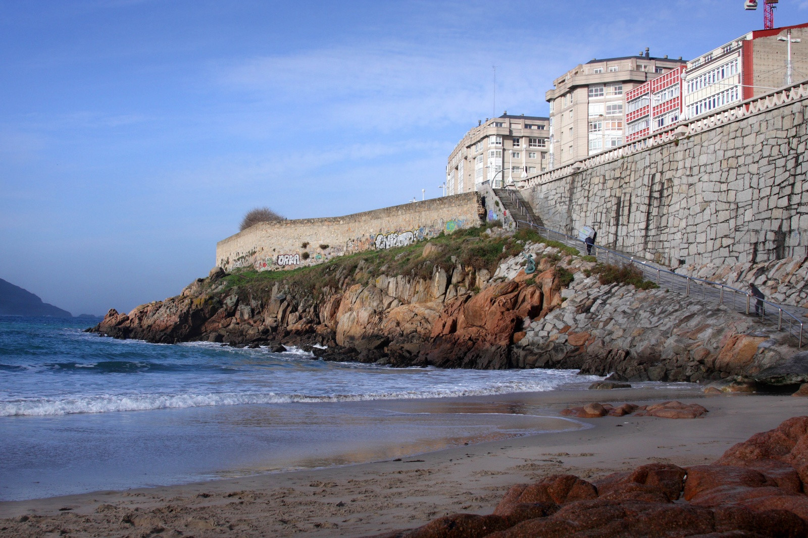 Пляж Матадеро в Ла-Корунья – фотографии Испании