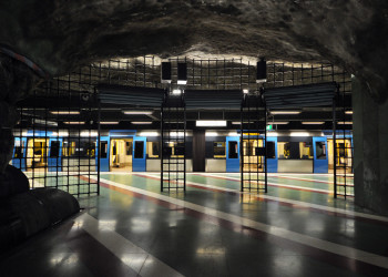 Подземка шведской столицы, Стокгольм – фотографии Швеции