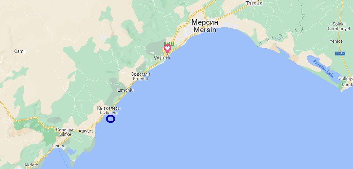 Кызкалеси на карте