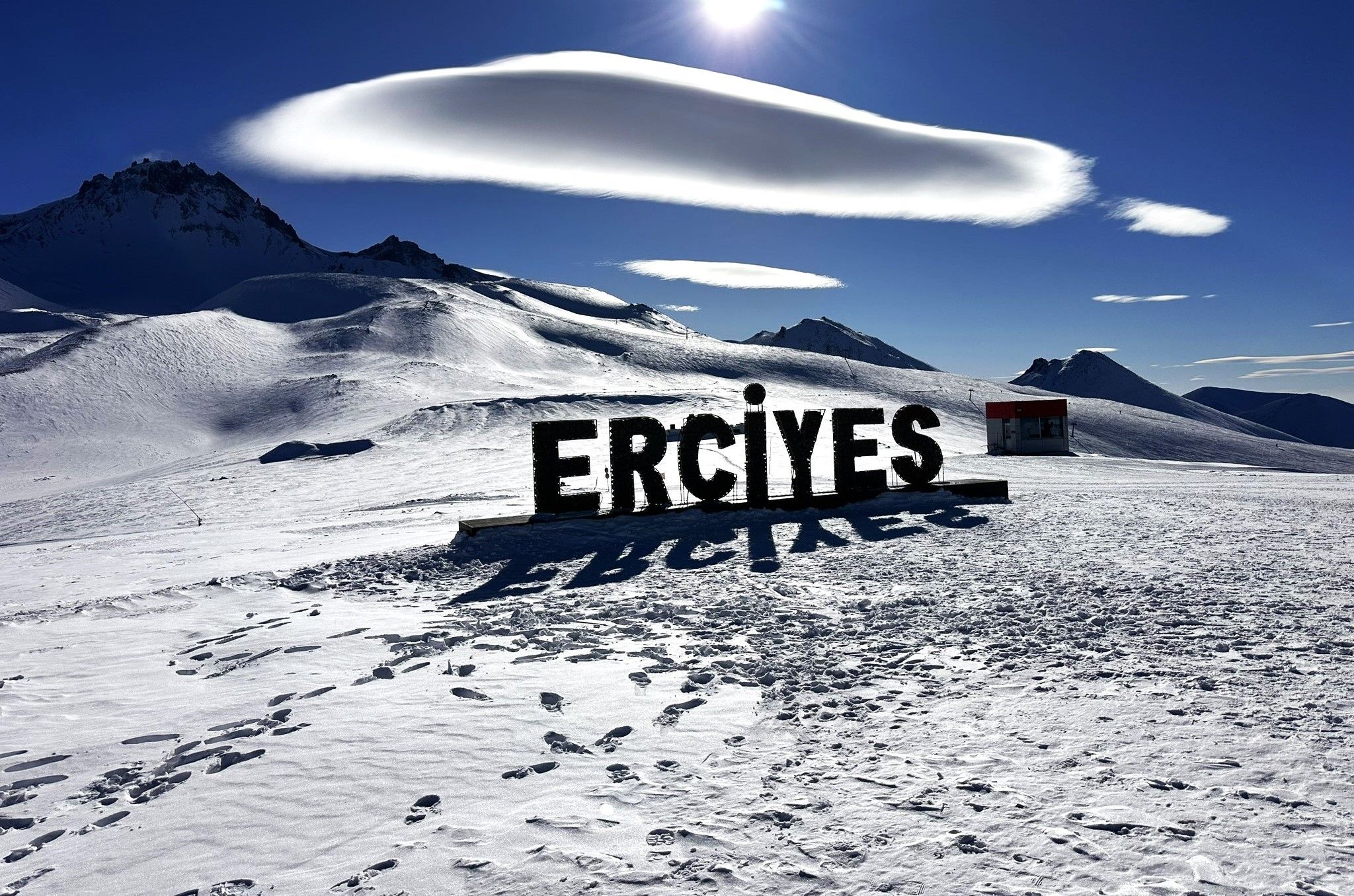 Верхняя станция зоны «Hacılar» у гондолы