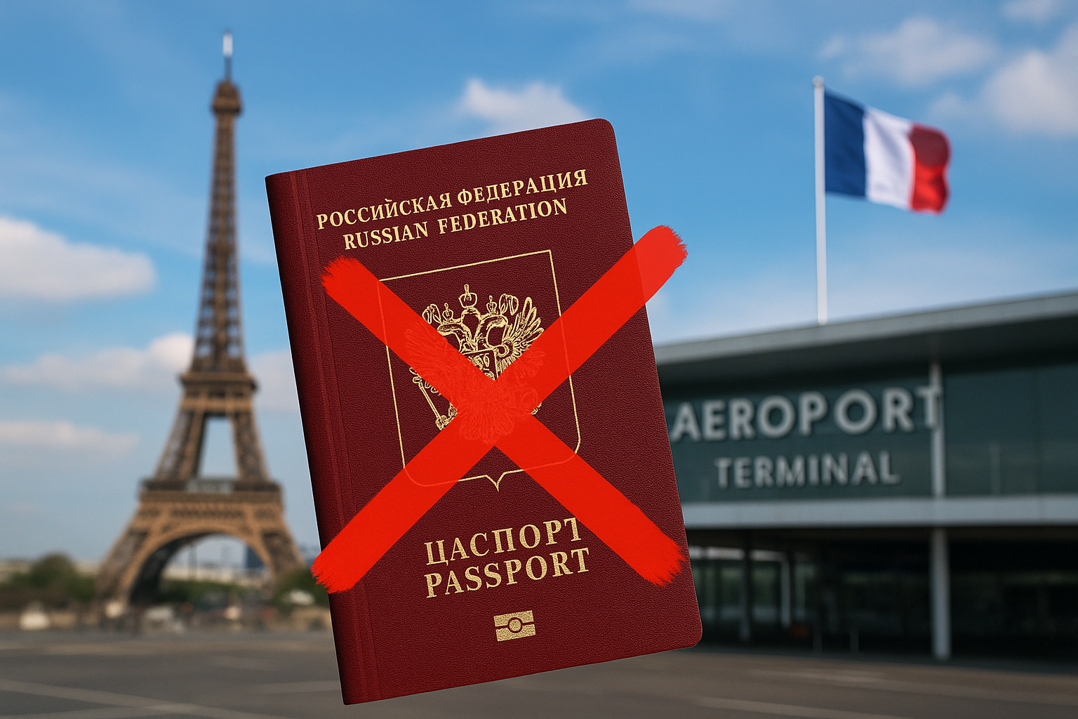 Франция запретила въезд с небиометрическими паспортами РФ