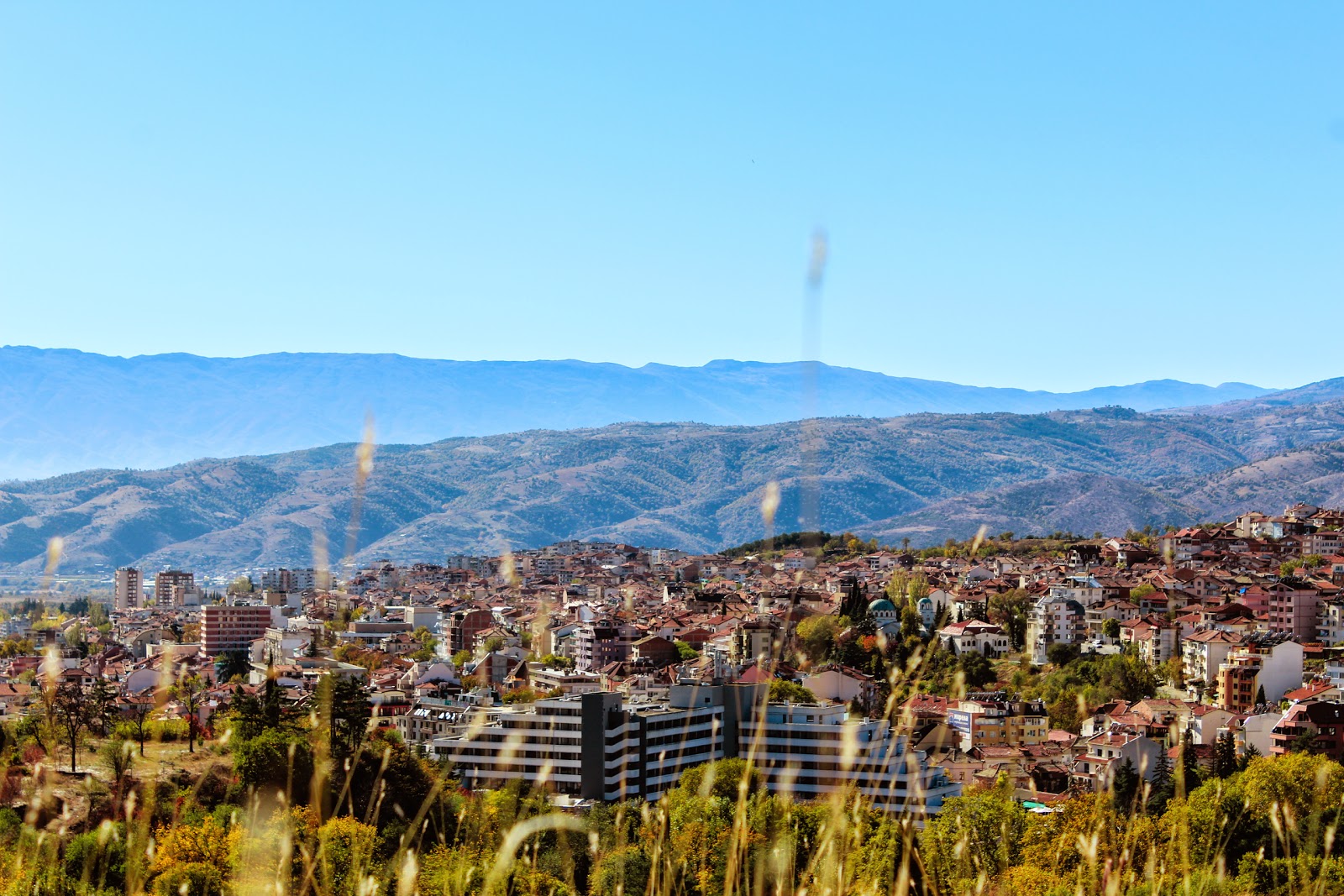 Город Сандански в Болгарии