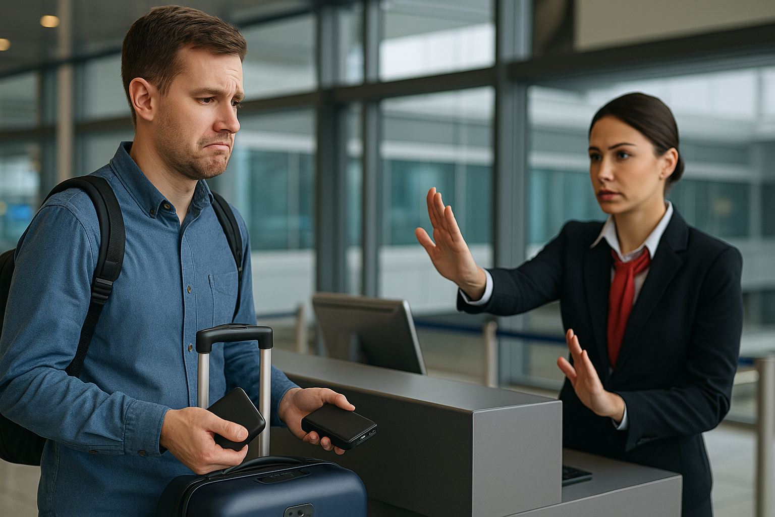 Авиакомпании и провоз «умных» чемоданов и пауэрбанков