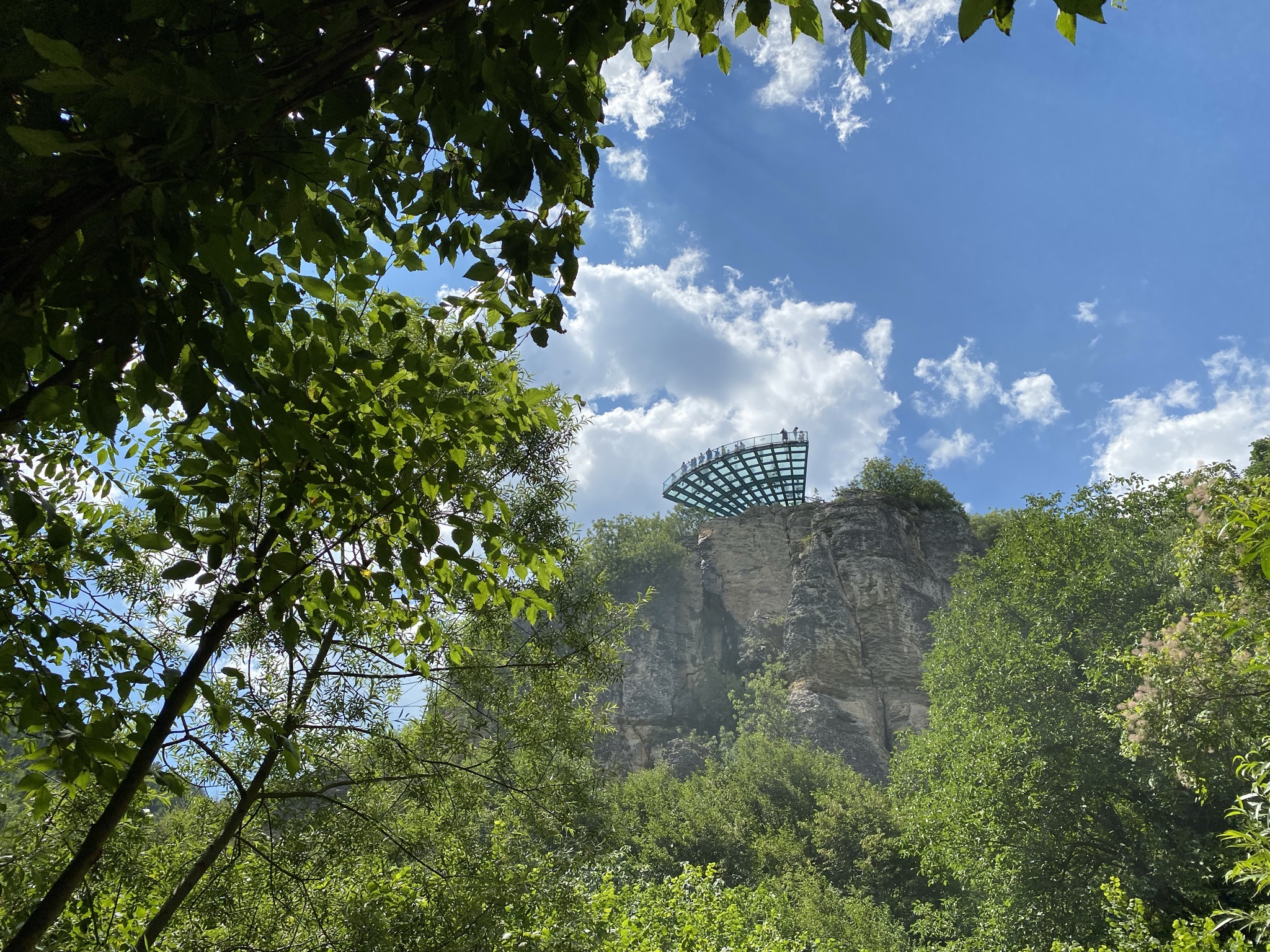 Вид на террасу из каньона