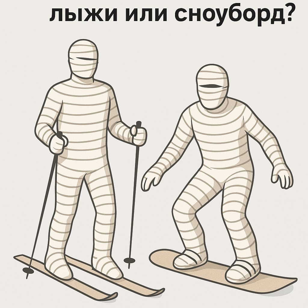 Что опаснее - лыжи или сноуборд