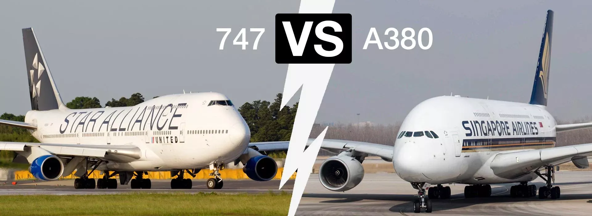 Boeing 747 VS Aerobus A380