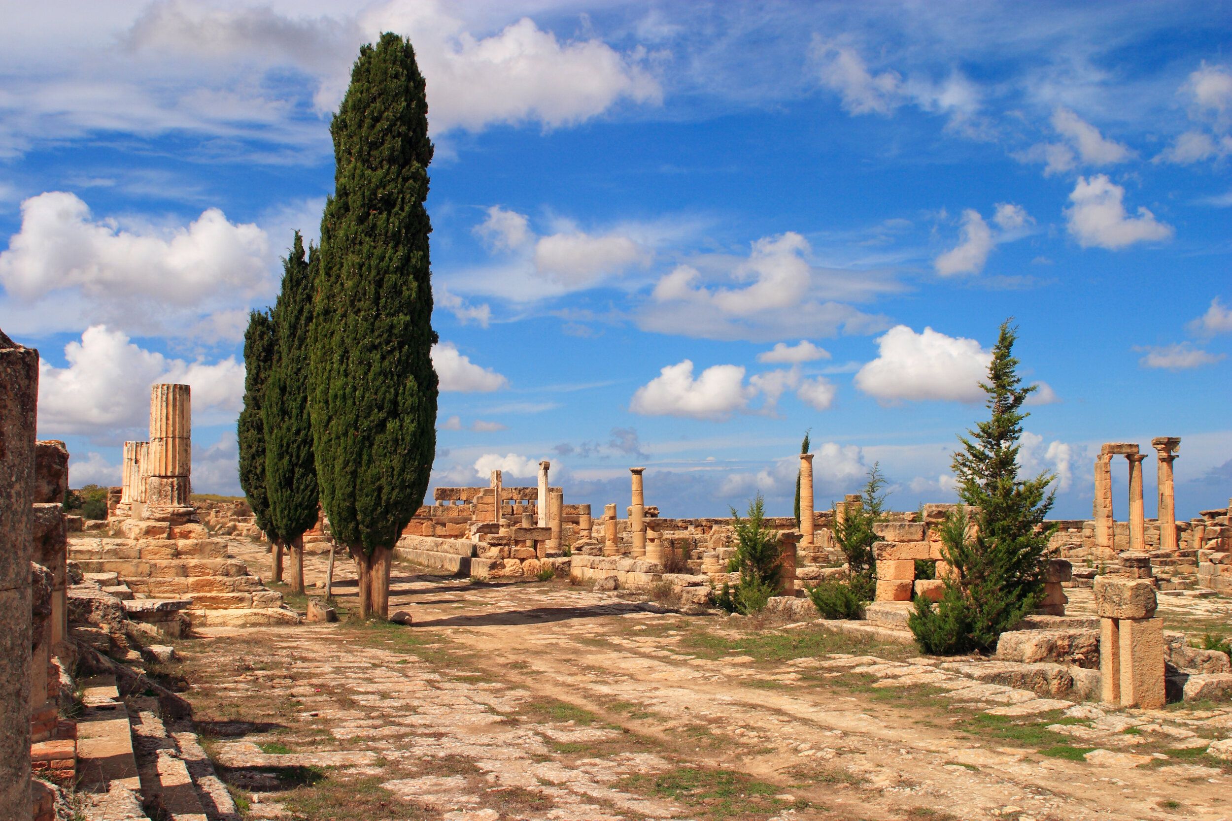 Античные руины Кирены (Cyrene)