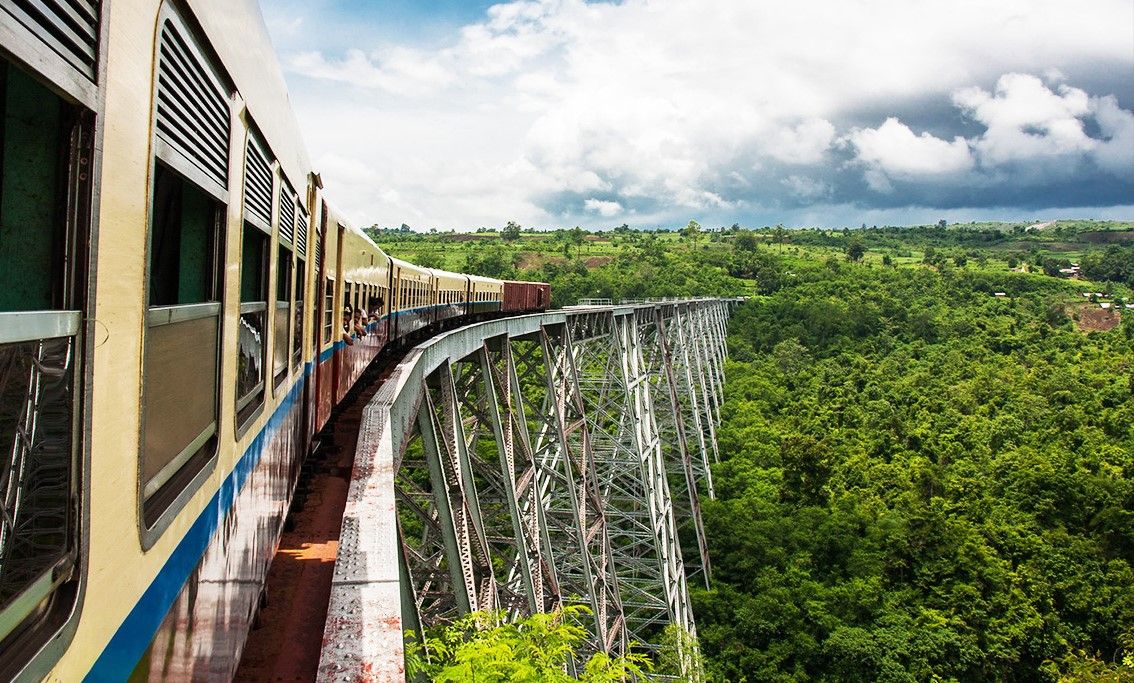 Виадук Готеик (Goteik Viaduct)