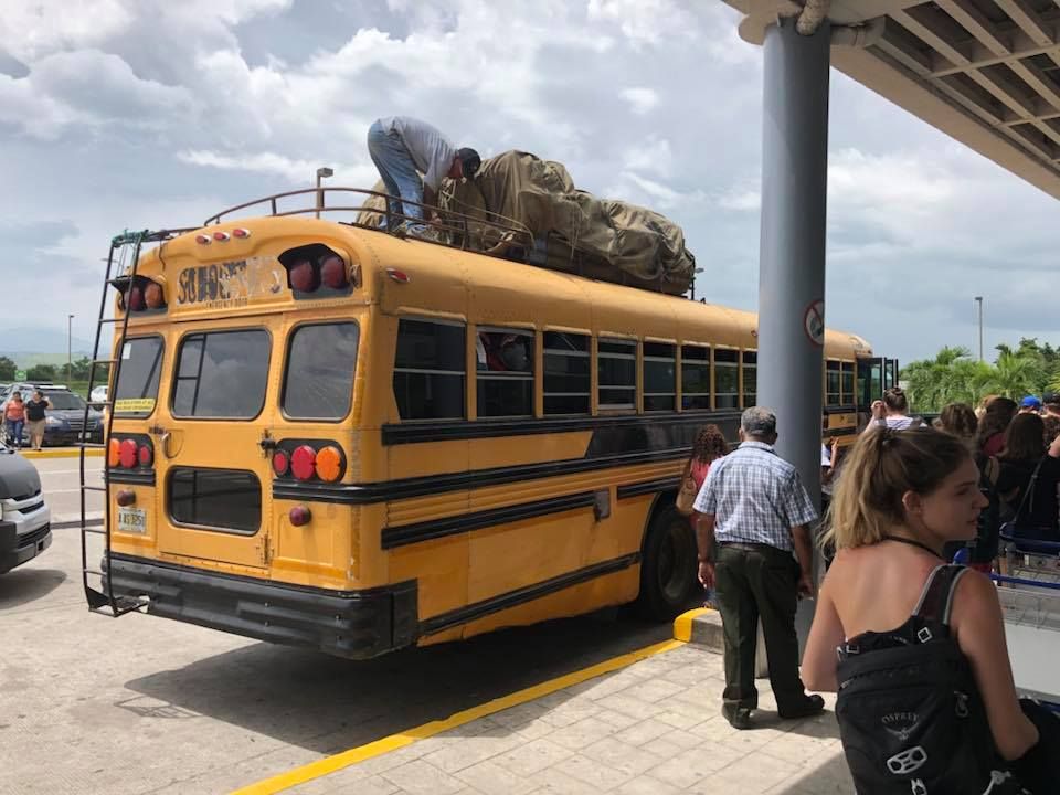 Чикен-басы (chicken bus) в Гондурасе