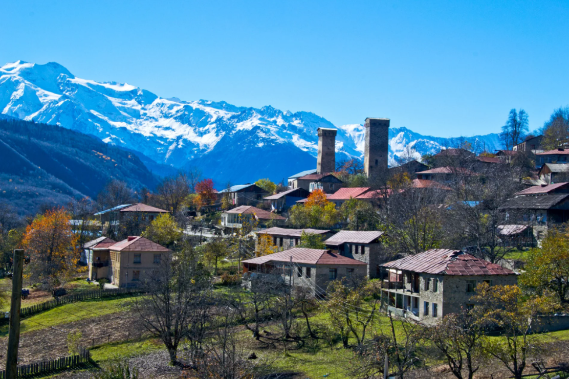 Местия — административный центр Сванетии