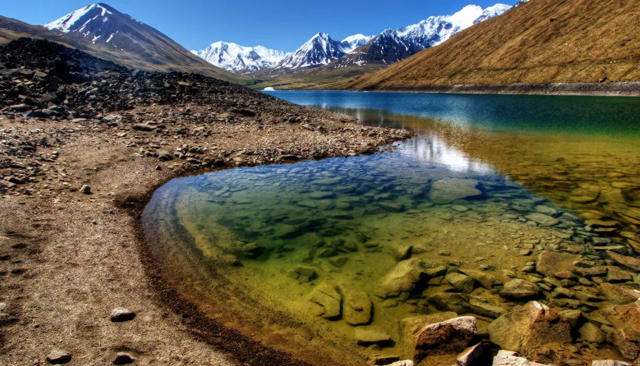 Киргизское название озера — «Ысык-Көл», русское название — Иссык-Куль