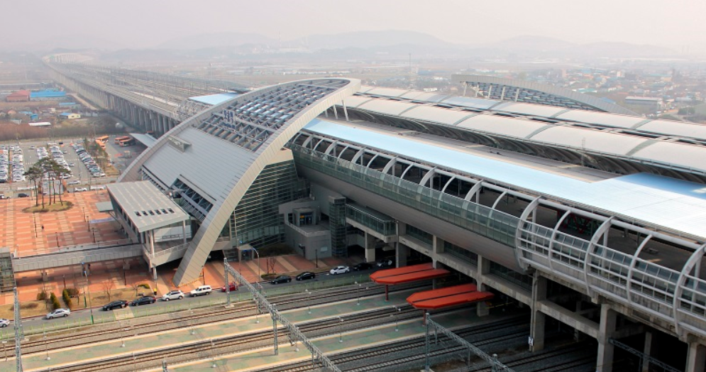 Станция “Osong" ж/д Сеула