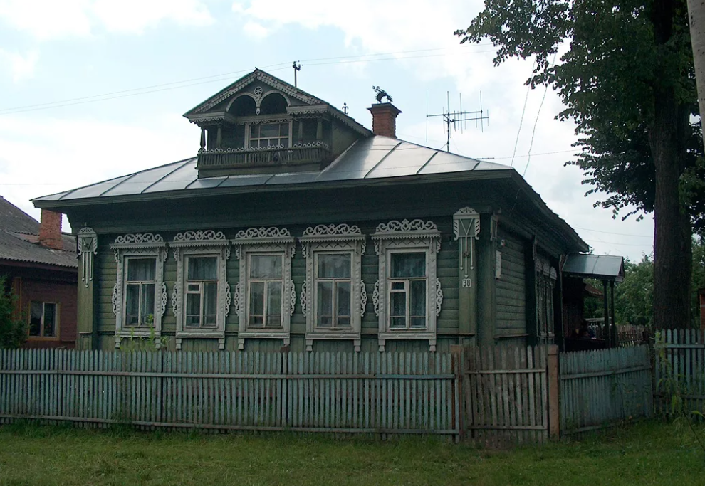 Старинный дом Ф. А. Каурцева. Палех