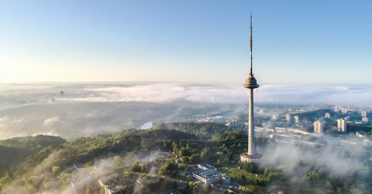 Вильнюсская телебашня – самое высокое здание в Литве