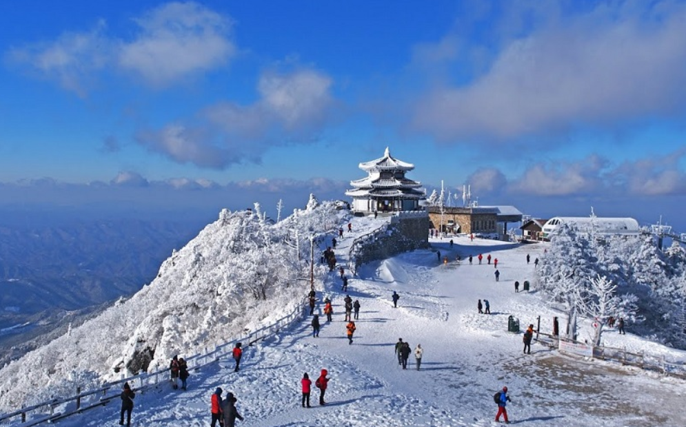 Зимой в горной местности выпадает снег и лежит до весны