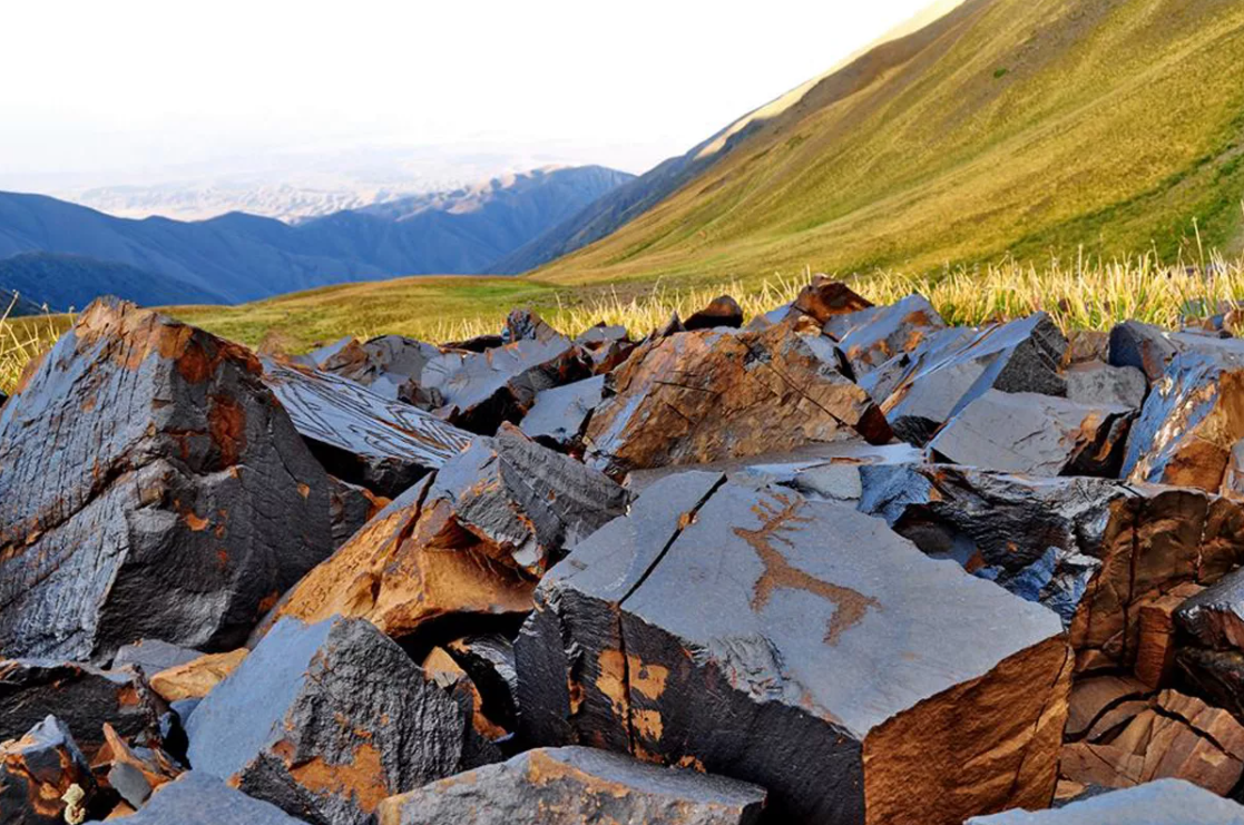 Петроглифы урочища Саймалы-Таш, Киргизия