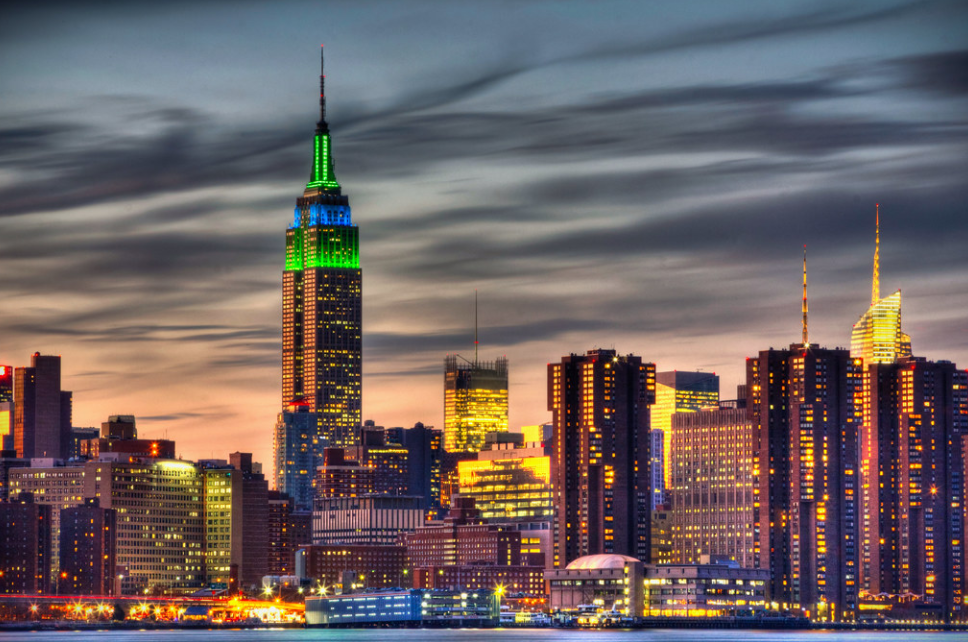 Эмпайр-стейт-билдинг — 103-этажный небоскрёб