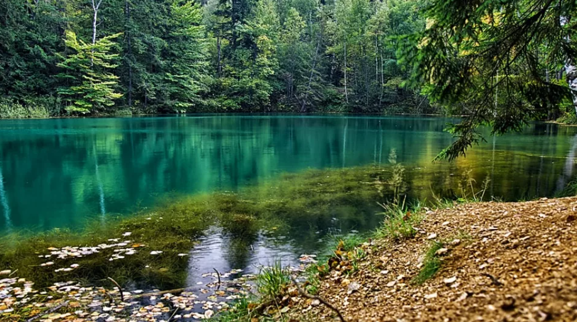 Цветные озёра – это визитная карточка Рудавского Парка