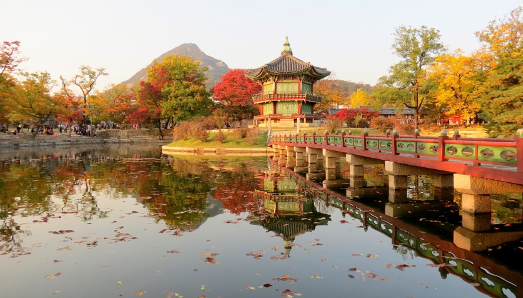 Золотая осень в Сеуле