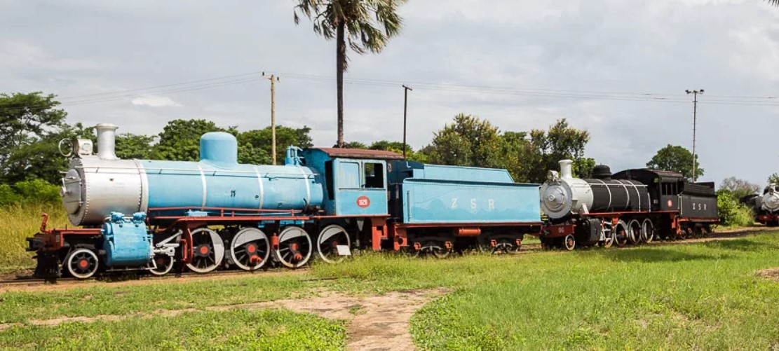 Железнодорожный музей Замбии расположен в городе Ливингстон