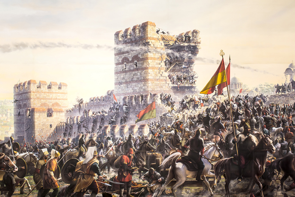 До середины XIV века Константинополь оставался крупным торговым центром