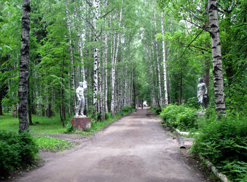 Городской парк, был заложен фабрикантом А. П. Коноваловым в 1850 году