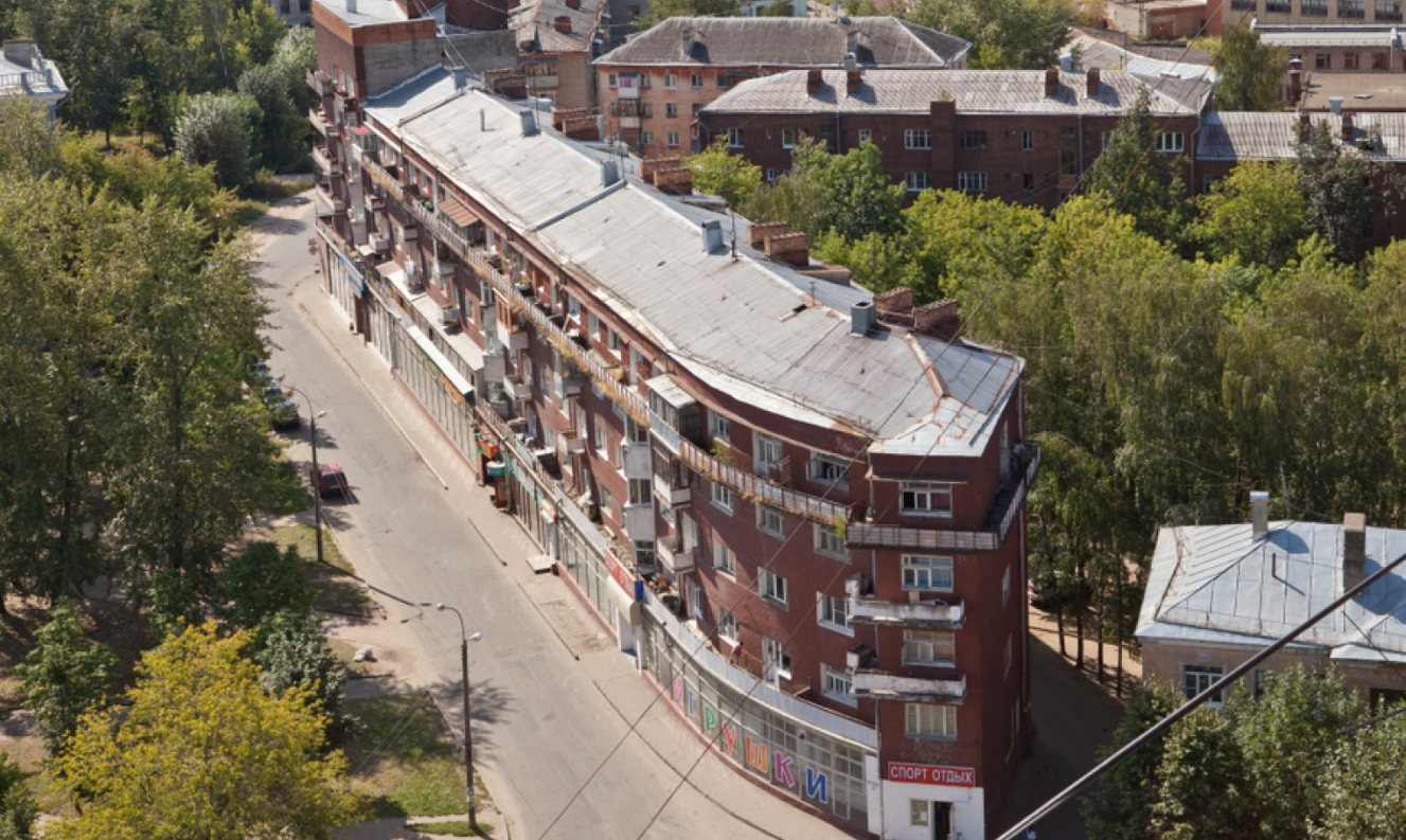 Дом-корабль, построенный в конце 20-х годов прошлого века