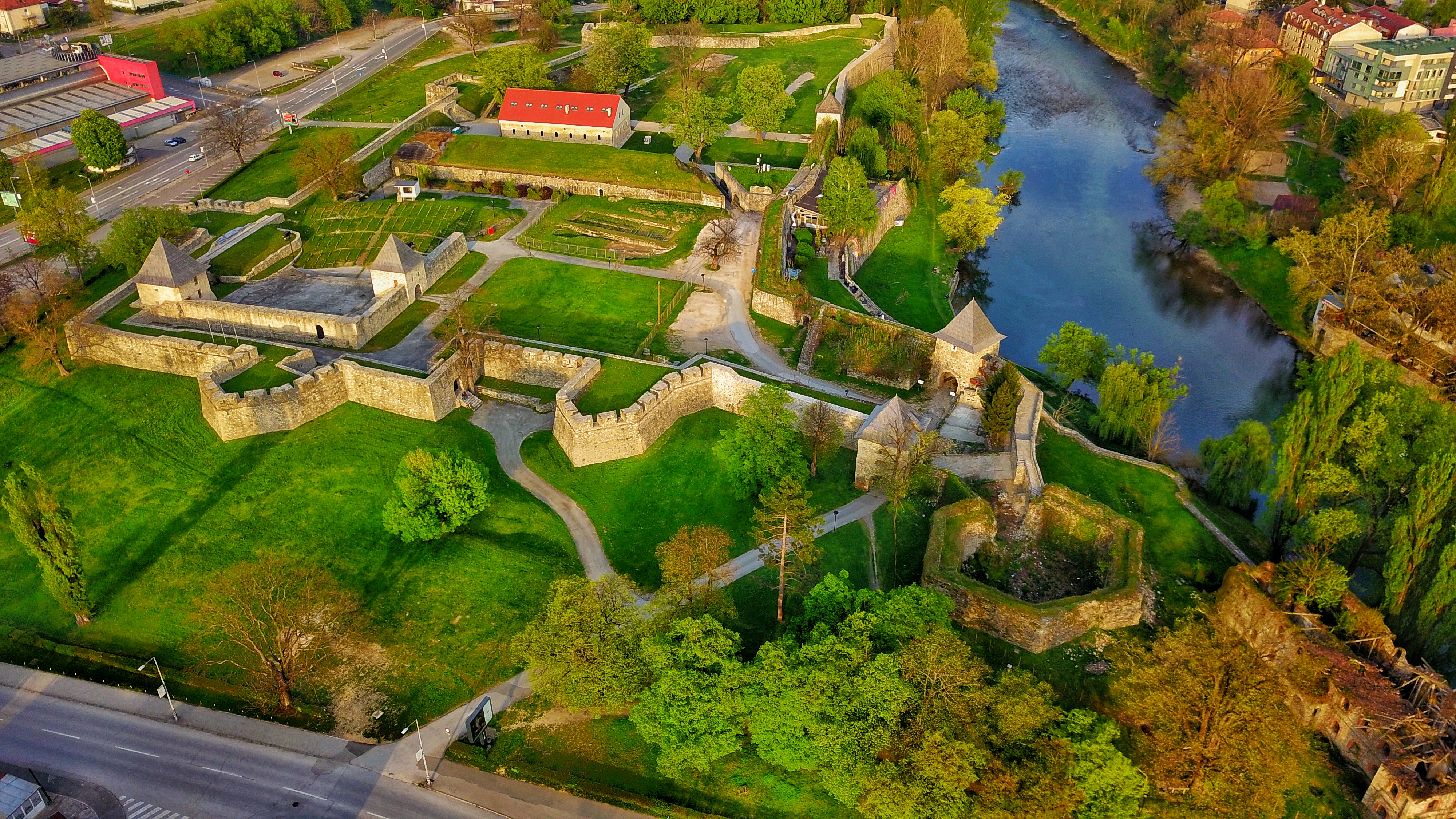 Крепость Кастел, вид сверху