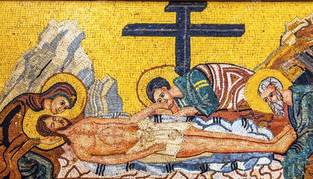 Византийскую мозаику в церкви Святого Георгия