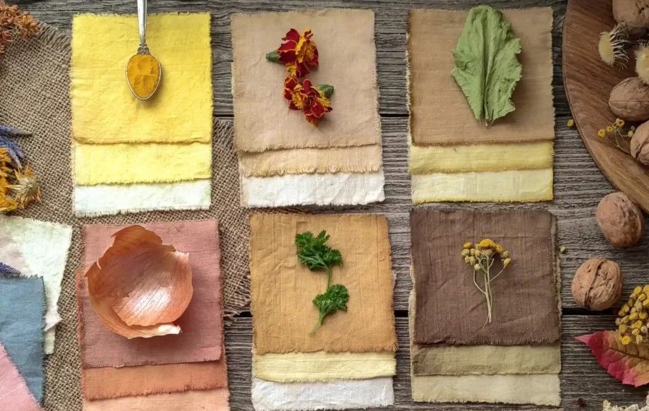 Ткачество и окрашивание тканей природными красителями