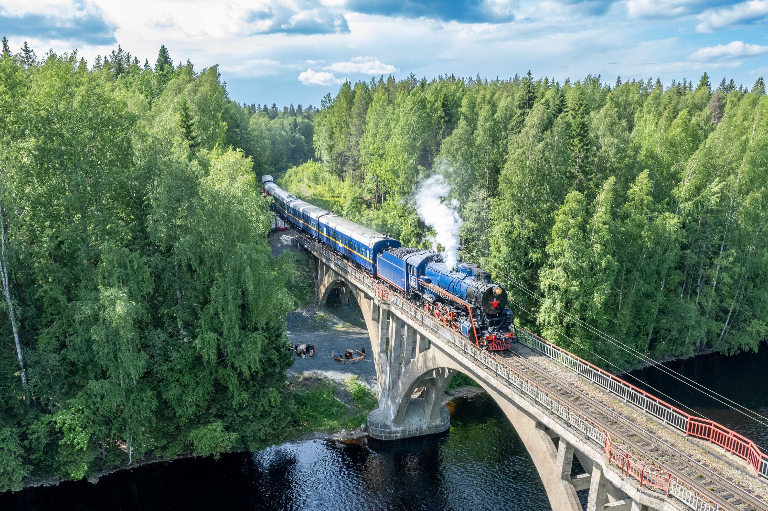 Карельский ретропоезд