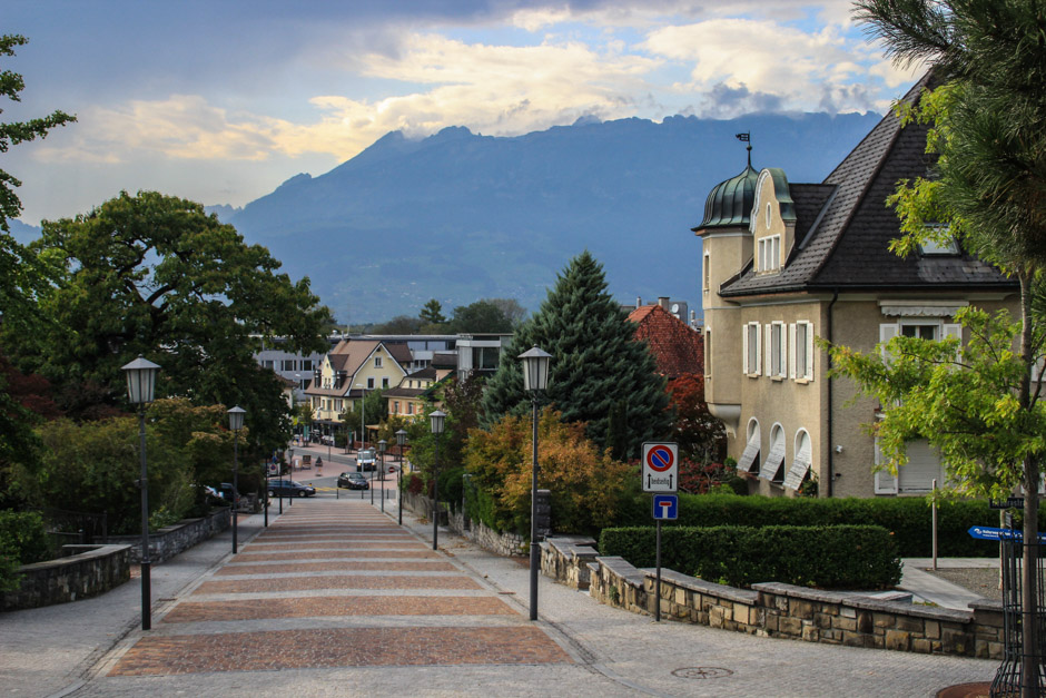 Улица Штэдле - центральная улица княжества Лихтенштейн