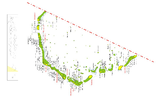 Карта атолла Гаафу Даалу