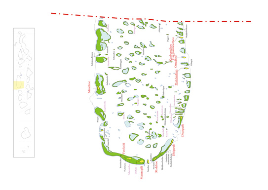 Карта атолла Южный Ари Карта атолла Южный Ари